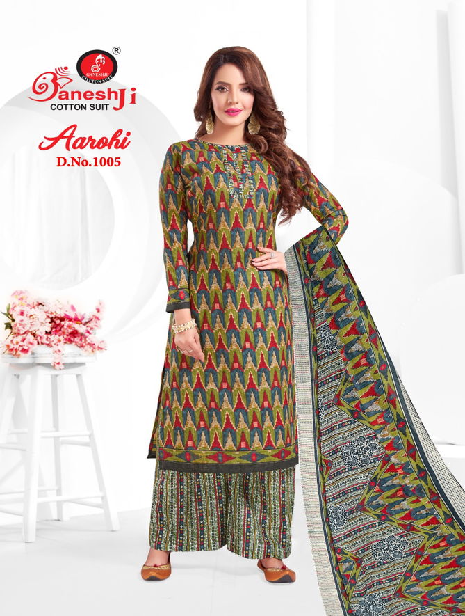 Ganeshaji Aarohi 1  Casual Daily Wear Cotton Printed Dress Material Collection